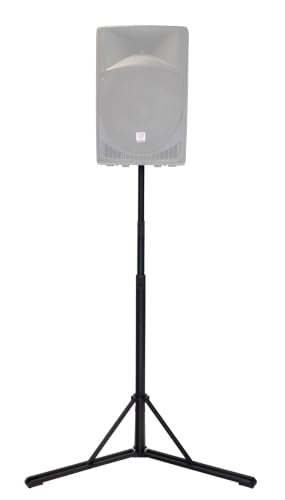 Rockville RLS5 11.5 Ft Metal Lighting T-Bar Stand, Flat-Base Legs - size: 11.5ft with T-Bar