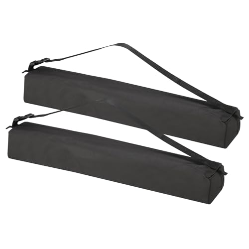 PATIKIL Tripod Carrying Case Oxford Cloth 23.62"x3.94" Black 2Pcs | Padded Tripod Bag with Handles for Light Stands Tripod Photography Accessories - size: 23.62"x3.94"