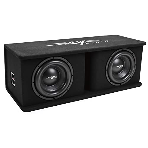 Skar Audio Dual 10" 2400W Loaded Sdr Series Vented Subwoofer Enclosure | SDR-2X10D4, Dual 10" D4 Loaded Enclosure - size: Dual 10" D4 Loaded Enclosure