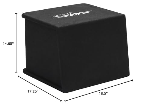 Skar Audio Single 10" 1200W Loaded SDR Series Vented Subwoofer Enclosure | SDR-1X10D2 - size: Single 10" D2 Loaded Enclosure