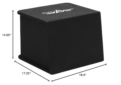 Skar Audio Single 10" 1200W Loaded SDR Series Vented Subwoofer Enclosure | SDR-1X10D2 - size: Single 10" D2 Loaded Enclosure
