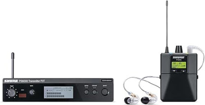 Shure PSM300 P3TRA215CL Pro Wireless in-Ear Personal Monitoring System with SE215-CL Earphones | SE215-CL Earphones - size: Single, style: G20 Band (488-512 MHz)
