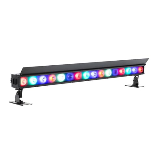 Audiosavings Bundle: (2) American DJ ElectraPix Bar 16 Outdoor DMX Lighting Bar Bundle with Rockville ROCKHAZE 700 Haze Machine + R720L Fog Machine w/LED + (2) Travel Bags (6 Items)