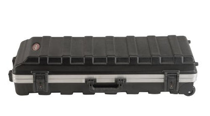 SKB Compact Stand Case 36-1/2 x 11-7/8 x 8-1/4 with Wheels & Straps, TSA Latches, Over molded Handle | TSA Latches for Air Travel, Over-Molded Tow Handle, Straps Included, Holds Stands and Pedals, Rugged 36.5 in. Shell - size: 36-1/2 x 11-7/8 x 8-1/4 inch