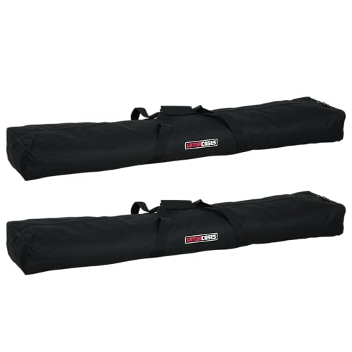 Gator Set of 2 Carry Bag with 50" Interior Holds (2) Speaker, Microphone or Lighting Stands (GPA-SPKSTDBG-50-2PK) - size: 50" Long - Single Compartment (2 Pack)