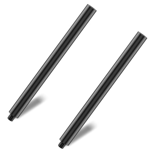 Aiweiwa 16 Inch Extended M20 Speaker Pole Mount for PA/DJ Subwoofes - Heavy-Duty Speaker Poles for Subwoofers Fits Speakers with M20 Threaded Mounts and 35mm Mount Subwoofer Pole Up to 121LBS, 2 Pack