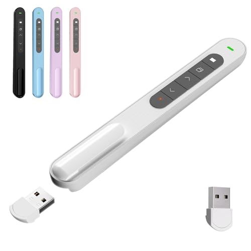 Presentation Clicker for Powerpoint Presentations, White, A - color: White