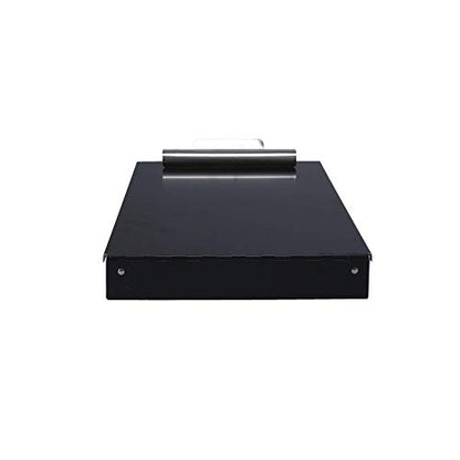Saunders Cruiser-Mate Black Aluminum Storage Clipboard, Dual Tray Nursing | Self-Locking Latch, 150-Sheet Steel Clip, HIPAA-Compliant Privacy, Made in USA from 89% Recycled Aluminum, for EMS & Police