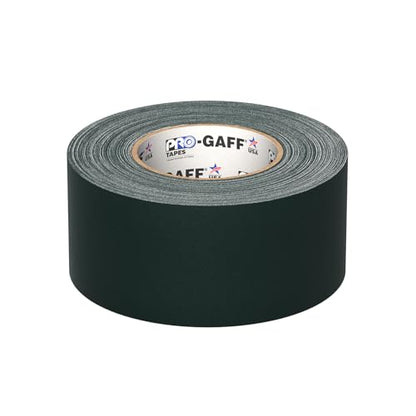 3" Pro Gaff Gaffers Tape 55 yards length green matte. Premium Heavy-Duty Gaffers Tape trusted by professional Gaffers. Made in the USA. Holds Tight, Easy to remove. (Pack of 16) - color: Green, size: 3 in x 1980 in