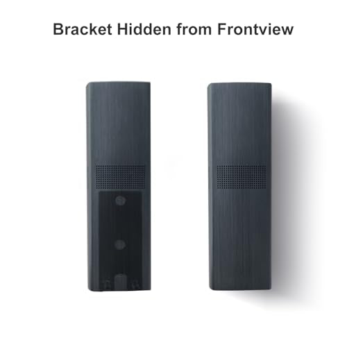 1 Pair Wall Mount Brackets for Bose Lifestyle 650 Home Entertainment System Surround Speakers 700 - color: Black