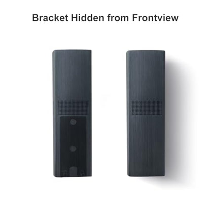 1 Pair Wall Mount Brackets for Bose Lifestyle 650 Home Entertainment System Surround Speakers 700 - color: Black