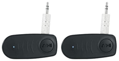 Audiosavings Bundle: (2) Mackie Thrash215 15" 1300W Powered Active DJ PA Speaker Thrash 215 Bundle with (1) Rockville BT-Link Pair of Aux to Bluetooth Adapters to Link 2 Speakers Together (3 Items)
