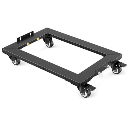IMAYCC 1200LBS Furniture Dolly, Heavy Duty Furniture Movers with Wheels, Moving Dolly with Lifttable Baffles & Brakes, Reinforced Steel Frame & All-Terrain Wheels for Appliance Dolly - size: 1 Pack