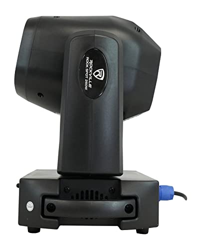 Rockville Rock SPOT 260W DJ Moving Head Light Bundle with RTP32B Stand