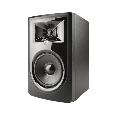JBL Professional 306P MkII 6-Inch 2-Way Powered, Active Monitor Speaker for Near Field Music Production, Studio Monitor, Desktop Computer, Hi-Fi Audio. Sold individually, Black - style: 306P single
