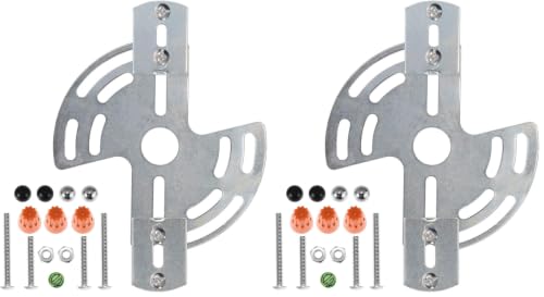 Canomo Lighting Adjustable Crossbar Kit Multifunctional Light Fixture Crossbar Plate Support to 35lb for Mount Wall Light, Close to Ceiling Light, Chandelier, 1 Set (Pack of 2) - size: Butterfly (Pack of 2)