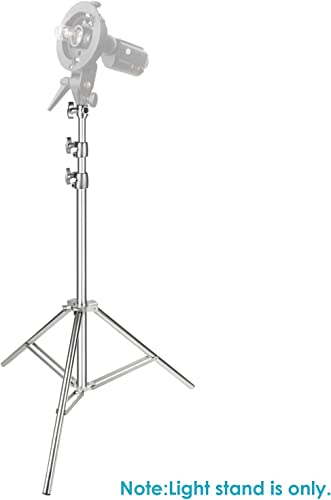 NEEWER 2PCS Light Stand Kit, 79"/200cm Stainless Steel Heavy Duty Tripod Stand with 1/4" to 3/8" Adapter for Studio Softbox, Monolight, Reflector - style: 200cm/2-Pack