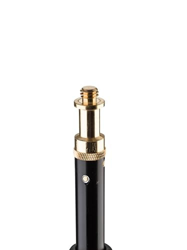 Kupo Midi Click Light Stand, Interlocking Aluminum Stand with Air Cushion, Maximum Height 8', Folds to 27.9',Portable Design for Studio and Location, Silver (KS041711)