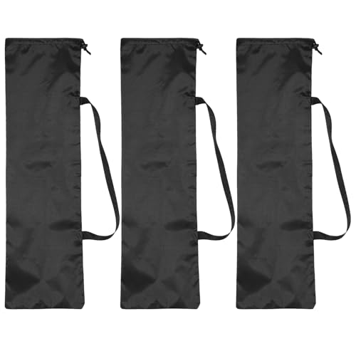 PATIKIL 33 x 10 Inch Tripod Carrying Case, 3 Pack Camera Tripod Carrying Bags Oxford Cloth Padded Bag for Camera Gear Mic Light Stand Sheet Music Photography Accessories, Black - size: 33 x 10 Inch