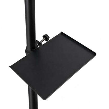Drum Accessory Tray with Clamp, Percussion Table for Drum Set, Microphone Stand Tray, Clamp-On Drum Shelf, Adjustable Holder for Drumsticks, Headphones, Phones & Accessories, 5.5 x 8 inch - size: 5.5x8in