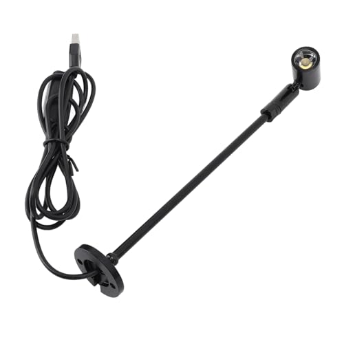 Garosa LED Standing Cabinet Spotlight USB Powered Adjustable Design for Display Showroom Gallery - color: Black, size: Nature Light
