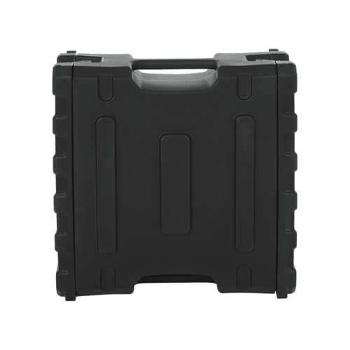 Gator Cases Pro Series 4U Rack Case, Standard 19" Depth (G-PRO-4U-19) | Made in the USA Molded Hard Shell Front & Rear Threaded Rack Rails Side Carry Handles - size: 4U Rack Space, style: Standard - 19" Deep