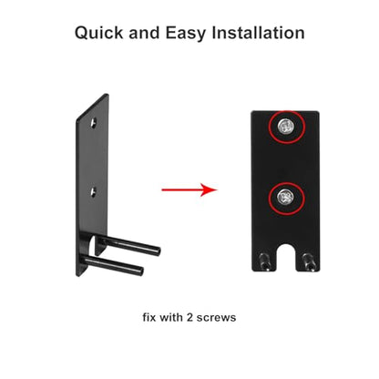 1 Pair Wall Mount Brackets for Bose Lifestyle 650 Home Entertainment System Surround Speakers 700 - color: Black