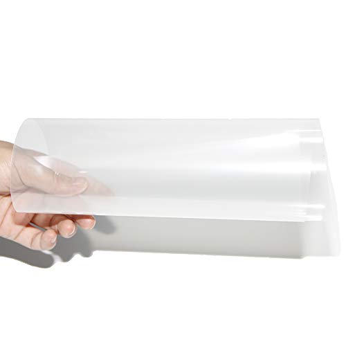 Rear Projector Film Adhesive Holographic Projection Film for Home Cinema and Office Presentation, Clear with a Little Grey, 8.3"x11.7" - color: Clear, size: 8.3Inchx11.7Inch