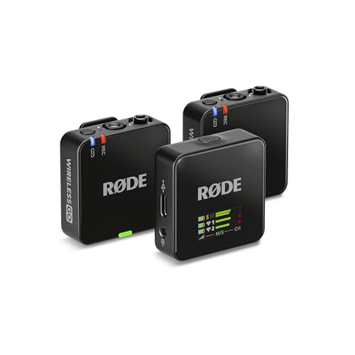 RØDE Wireless GO III (Gen 3) – Compact Wireless Mic – Pristine Audio, 32-bit Float Recording, Automatic Level Control, for Phones, Cameras and Computers (Black) - color: Black, style: WIGO 3