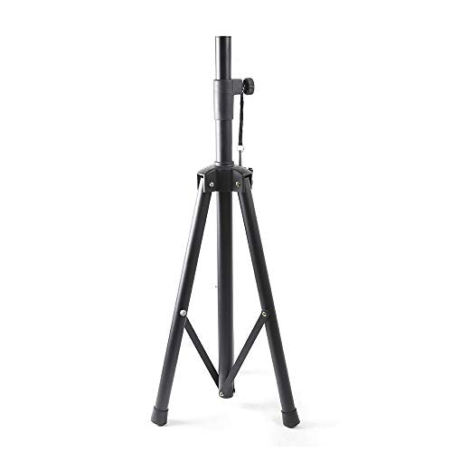 LED Stage Spotlight Tripod Bracket, Adjustable Follow Spotlight Stand - 46"-79" Height Range, Heavy-Duty Foldable Stable Tripod Base for Stage, Studio, Events, and 200W LED Lights(Only Stand) - size: Only Stand