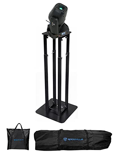 Rockville Rock SPOT 260W DJ Moving Head Light Bundle with RTP32B Stand