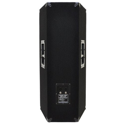 Seismic Audio FL-122P-Single Dual Premium 12-Inch PA/DJ Speaker Cabinet with Titanium Horn 700-Watts RMS per Cabinet - size: Single