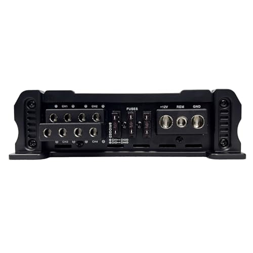 ORION CBA4500.4 Cobalt High Efficiency 4-Channel Class A/B Amp, 4500W | 600W RMS, Adjustable Low/High Pass, Bass Boost, High Output Amplifier, 2/4 Ohm Stable, MOSFET Power - color: BLACK, style: 4-Channel - 4500 Watts