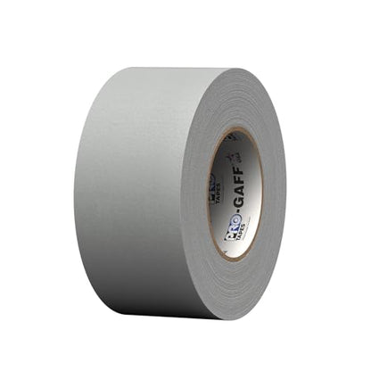 3" Pro Gaff Gaffers Tape 55 yards length gray matte. Premium Heavy-Duty Gaffers Tape trusted by professional Gaffers. Made in the USA. Holds Tight, Easy to remove. (Pack of 16) - color: Grey, size: 3 in x 1980 in