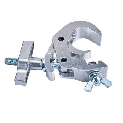 Sarknoah.Pack of 4 .Heavy Duty Truss Clamp.Compatible With 1.6-2.0 Inch Truss Quick Rig Coupler Clamp for DJ Lights .Moving Head Par Lights. 330 lb Aluminum Alloy DJ Light Clamps - color: Silver