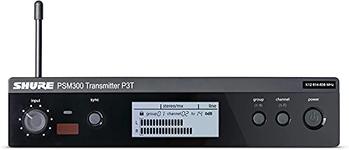 Shure PSM300 P3TRA215CL Pro Wireless in-Ear Personal Monitoring System with SE215-CL Earphones | SE215-CL Earphones - size: Single, style: G20 Band (488-512 MHz)