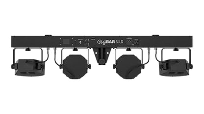 CHAUVET DJ GigBAR 3 ILS DJ Lighting System, All-In-One Party Lights with LED Derby, RGB+UV Wash Lights & Strobe Effects, Portable Stage Lighting Kit with Wireless DMX, ILS Control, Tripod & Carry Bags
