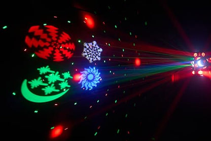 Moving Head DJ Lights 180W LED with 4 Rotating Head,16X10W RGBW 4-in-1 Multiple Effects Changing，21CH DMX-512/Sound Activated for Christmas KTV Wedding - color: 4 Arms