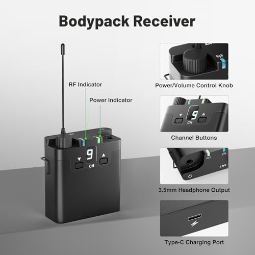 Phenyx Pro Portable in-Ear Monitor Beltpack Receiver PMR-P-900 - size: Bodypack Receiver Only