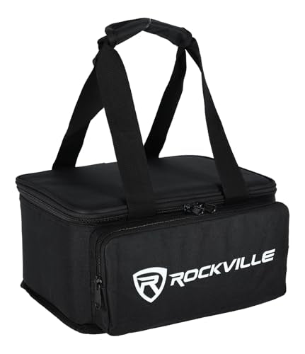 Rockville MINI HALO x12 Bag - Fits Up To 12 MINI HALO or Similar DJ Lights (CAN 2.0) - style: Bag for 12 Lights