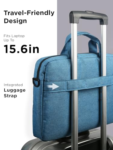 Lenovo Laptop Carrying Case T210, 15.6-Inch Laptop and Tablet, Sleek Design, Durable and Water-Repellent Fabric, Business Casual or School, GX40Q17230 Casual Toploader - Blue - color: Blue