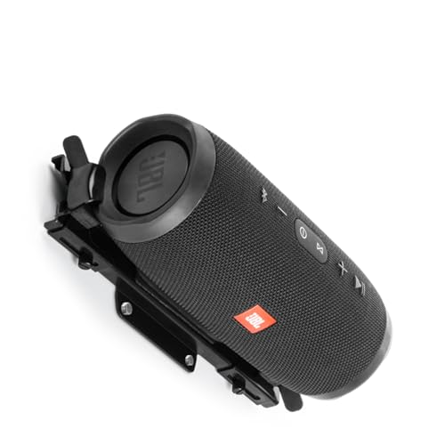 Universal Wall Mount Ceiling for JBL Charge 6/5/4, Flip 7/6/5 | Depth Adjustable Metal Shelf Speaker Mount Tripod Holder Adapter Bracket for 5.25" - 8.6" Portable Bluetooth Speaker, Black