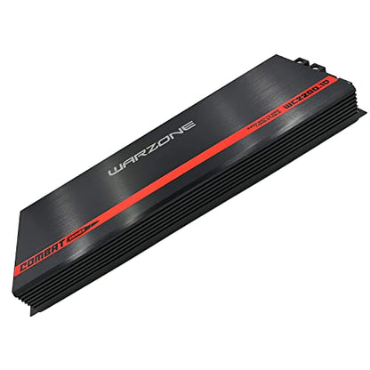 Warzone Series Car Amplifiers - True RMS Power Class D Amps, 1/2/4 Ohm Stable, Multi-Channel and Monoblock Options, Remote Sub Control (2200W / Monoblock) - size: 2200W / Monoblock