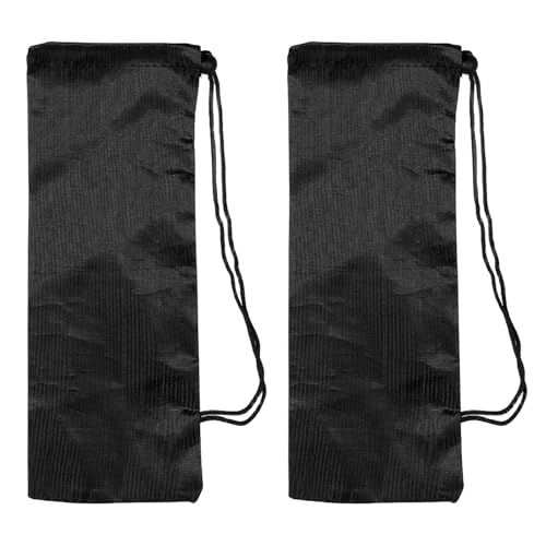PATIKIL 11 x 4 Inch Tripod Carrying Case, 2 Pack Camera Tripod Carrying Bags Oxford Cloth Padded Bag for Camera Gear Mic Light Stand Sheet Music Photography Accessories, Black - size: 11 x 4 Inch