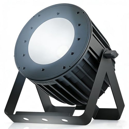 SHEHDS LED COB 200W Par Lights, Cool White and Warm White Stage Wash Lights | 69° Beam Angle, DMX&Sound Actived Control, Aluminum Alloy Shell, Uplights for Disco DJ Church Wedding Concert Show