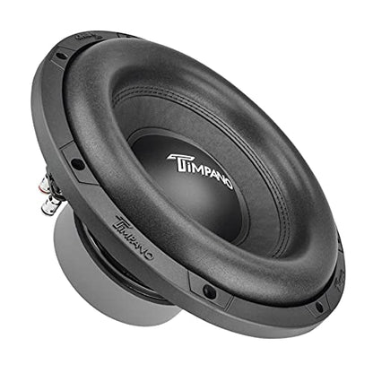 Timpano 12 Inch Subwoofer D4 1200 Watts Max Power Dual 4 Ohm, Subwoofer Car Audio 12 Inch 14 mm Xmax, TPT-T1000-12 D4, 2.4 in Voice Coil, Deep Low Tones Sub Woofer for Car Audio Systems (Single)