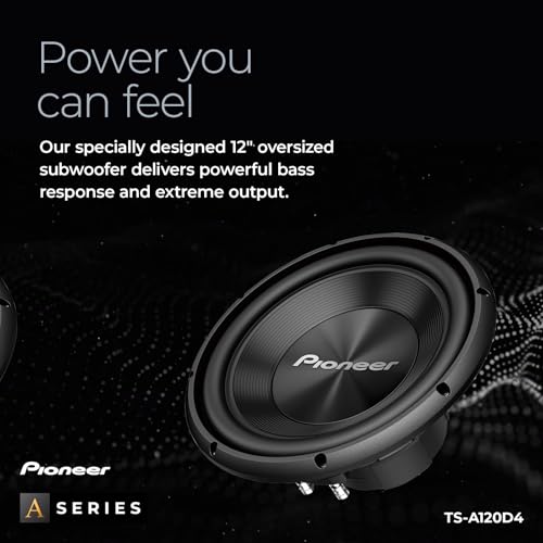 PIONEER A-Series TS-A120D4 12" Subwoofer 1500W Max - size: 12" - 1500W, style: Component Subwoofer
