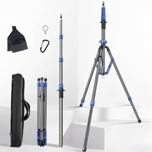 78.8" All-Terrain Light Stand, Adjustable Legs, Sandbag & Carry Bag