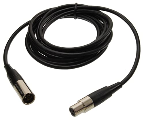 CablesOnline 6ft Mini-XLR Male to Mini-XLR Female Pro Lapel Microphone Cable, (XM-006) - size: 6-ft