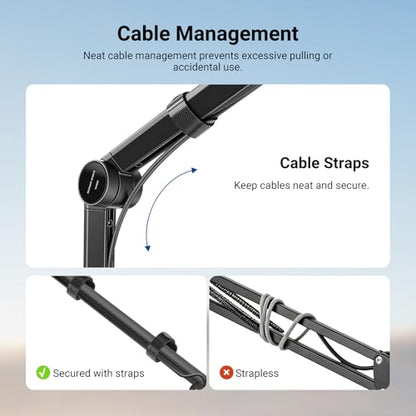 NEEWER BASICS Microphone Boom Arm, 31" Flexible Mic Desk Stand Mount, Compatible with Blue Yeti FIFINE AM8 K669B HyperX QuadCast S SoloCast AT2020 Shure SM7B MV7 for Gaming Streaming Recording, MS050 - style: MS050
